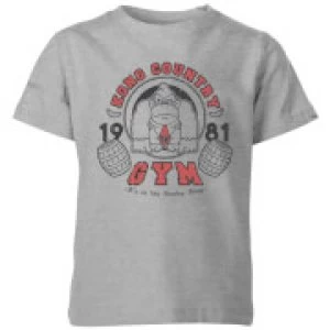 Nintendo Donkey Kong Gym Kid's T-Shirt - Grey - 7-8 Years