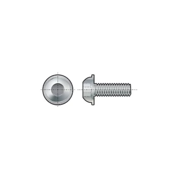 M4X10 Skt Button Head Screw Flanged (10.9)- you get 50 - Qualfast