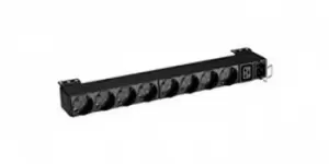 EFLX8D - 50/60 Hz - 13 A - Type F - C20 coupler - 9 AC outlet(s) - Rackmount