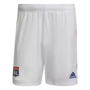 adidas Olympique Lyonnais 21/22 Home Shorts Unisex - White