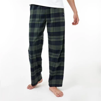 Jack Wills Flannel Check Pyjama Bottoms - Green Check