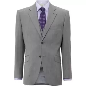 Howick Tailored Rock Melange Twill Notch Suit Jacket - Grey