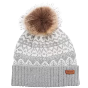 Barbour Womens Alpine Fairisle Beanie Grey One