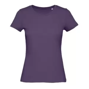 B&C Womens/Ladies Favourite Organic Cotton Crew T-Shirt (L) (Urban Purple)