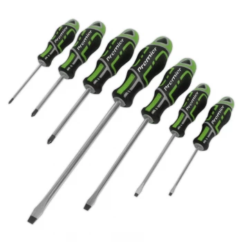 Screwdriver Set 7PC GripMAX - Hi-vis Green