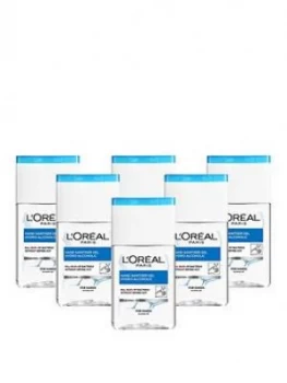 LOreal Paris LOreal Anti Bacterial Hand Sanitiser Gel 70% Alcohol 125ml Pack of 6, One Colour, Women