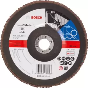 Bosch Zirconium Abrasive Flap Disc 180mm 40g