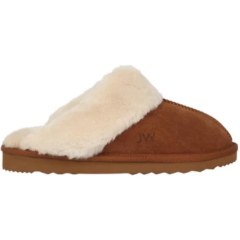 Jack Wills Mule Slippers - Tan