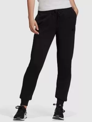 Adidas Essentials Linear Pant, Black/Gold, Size 2Xs, Women