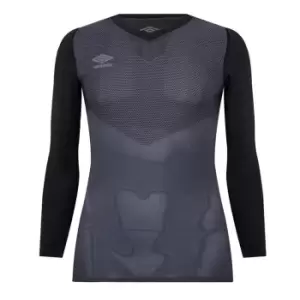 Umbro pro Long Sleeve Baselayer Top Mens - Black