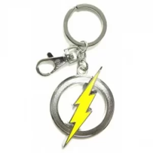 Flash Logo Dc Pewter Keyring