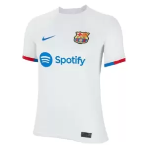 Nike Barcelona Away Shirt 2023 2024 Juniors - White