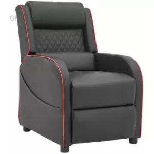 Nova Black Base/Red Trim DV-09 Gaming Recliner