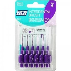 TePe 1.1mm Soft Interdental Brushes 6Pcs