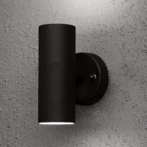 Konstsmide Modena Outdoor Up & Down Wall Light - Black