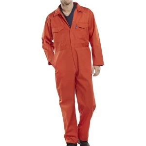 Click Workwear Boilersuit Size 34 Orange Ref PCBSOR34 Up to 3 Day