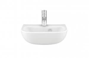 Wickes Contemporary Slimline Semi Recessed Basin - 450mm