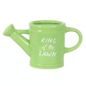 King of the Lawn Ceramic Watering Can Mug