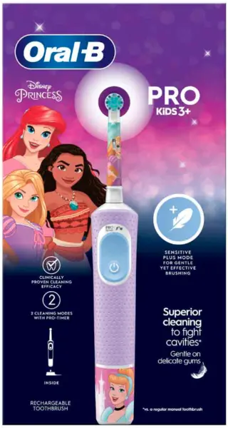 Oral B Vitality Disney Princess Pro Kids Electric Toothbrush