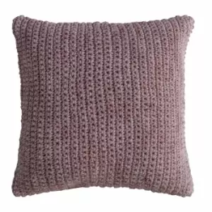 Crossland Grove Knitted Space Dyed Cushion Blush 450x450mm