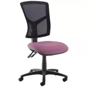 Dams MTO Senza High Mesh Back Operator Chair with No Arms - Diablo Pink