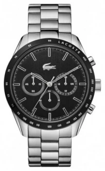 Lacoste Mens Boston Stainless Steel Bracelet Black Watch