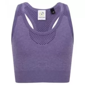 Tombo Kids/Childrens/Girls Seamless Crop Top (11-13 Years) (Purple Marl)