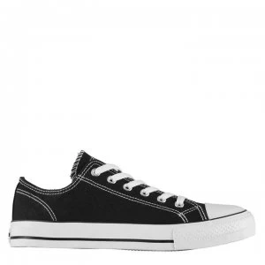 SoulCal Canvas Low Mens Trainers - Black