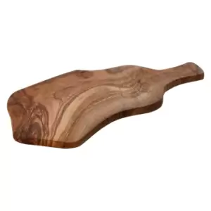 Olivia's Kyra Olive Wood Large Serving Board with Handle