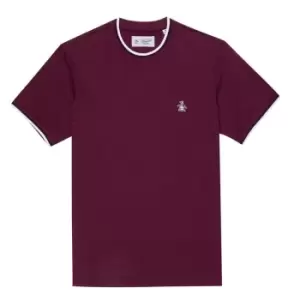 Original Penguin Ringer T Shirt - Red