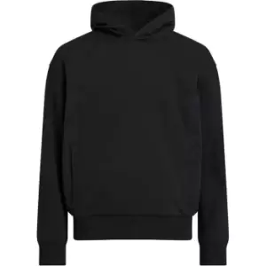 CALVIN KLEIN Mix Media Nylon Interlock Hoodie - Black