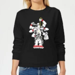 Marvel Deadpool Multitasking Womens Sweatshirt - Black - XL