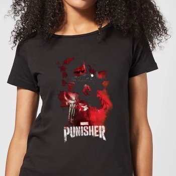 Marvel The Punisher Womens T-Shirt - Black - XL