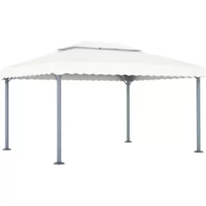 Vidaxl - Gazebo 400x300cm Cream Aluminium Cream