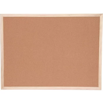 Cork Notice Board 450X600MM Wood Trim - Offis