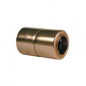 Wickes Push Fit Copper Coupling - 10mm