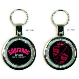 The Sopranos - Collegiate & Crest Keychain