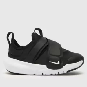 Nike Black & White Flex Advance Toddler Trainers