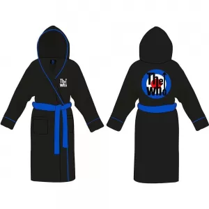 The Who - Target Logo Unisex Bathrobe - Black