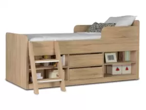 Seconique Felix 3ft Single Sonoma Oak Cabin Bed Frame