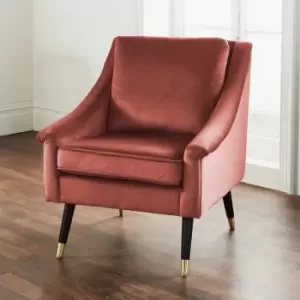 Native Home & Lifestyle Rose Velvet Armchair