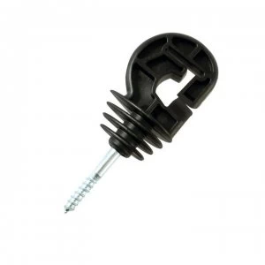 FENCEMAN Screw In Ring Insulator - Black