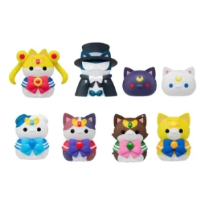 Sailor Moon Mega Cat Project Trading Figure 3cm Sailor Mewn Assortment (8)