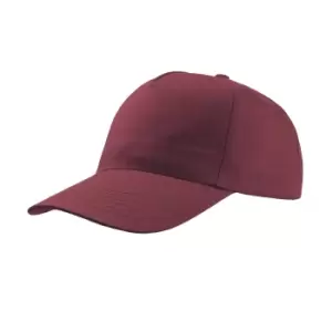 Atlantis Start 5 Panel Cap (One Size) (Burgundy)