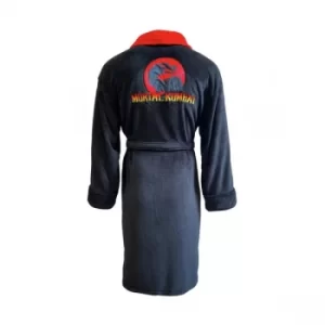 Mortal Kombat Logo Adult Robe