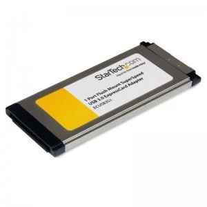 StarTech.com 1 Port Flush Mount ExpressCard SuperSpeed USB 3.0 Card Ad