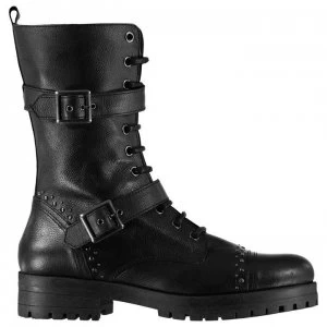 Firetrap Hatti Biker Boots - Black