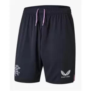 Castore Rangers Third Shorts 2021 2022 - Black