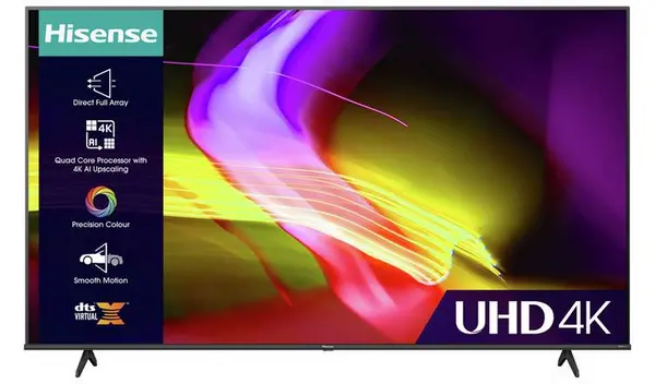 Hisense 58" 58A6NTUK Smart 4K Ultra HD LED TV