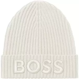 Boss Boss Zaryan Beanie Womens - White